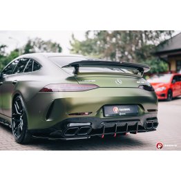 Накладка сплиттер на задний бампер на Mercedes AMG GT 63S 4D Coupe